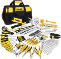 TOPLINE 467-Piece Household Home Tool Sets for Mechanics, 16-Inch Tool Bag with Heavy Duty Home Tool Kit Included, Tool Sets for Men, Tool Kits for Home General Maintenance, Basic Applications