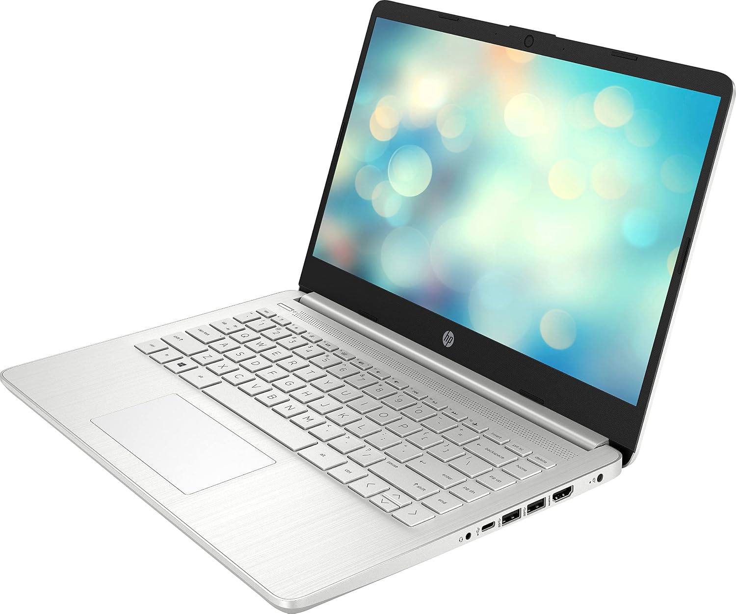 HP - 14' Laptop - AMD Ryzen 3-8GB Memory - 128GB SSD - Natural Silver - Model 14-fq0033dx