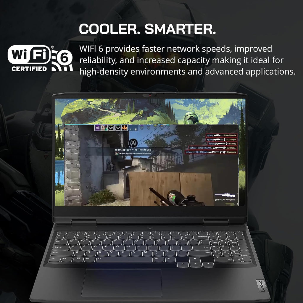 LENOVO IdeaPad Gaming 3 Gaming Laptop, 15.6' FHD 120Hz Display, AMD Ryzen 5 6600H, 64GB RAM, 2TB PCIe SSD, NVIDIA GeForce RTX 3050, Backlit Keyboard, Onyx Gray, Win 11, 32GB USB Card