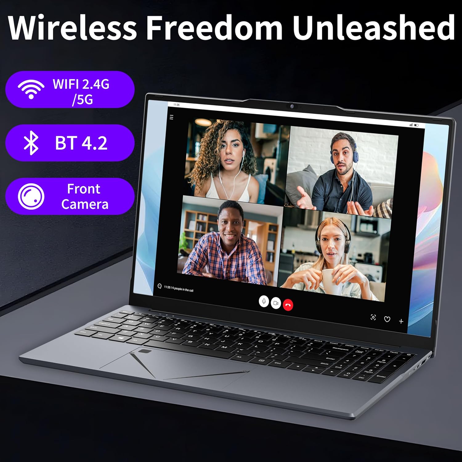 15.6' Laptop, Ryzen 5 3500U (Up to 3.7GHz) Quad-Core Processor, 32GB DDR4 RAM, 1TB NVMe SSD, Portable Notebook with Adjustable Touchpad, Privacy Webcam Switch-Grey (32GB DDR4 | 1TB SSD)