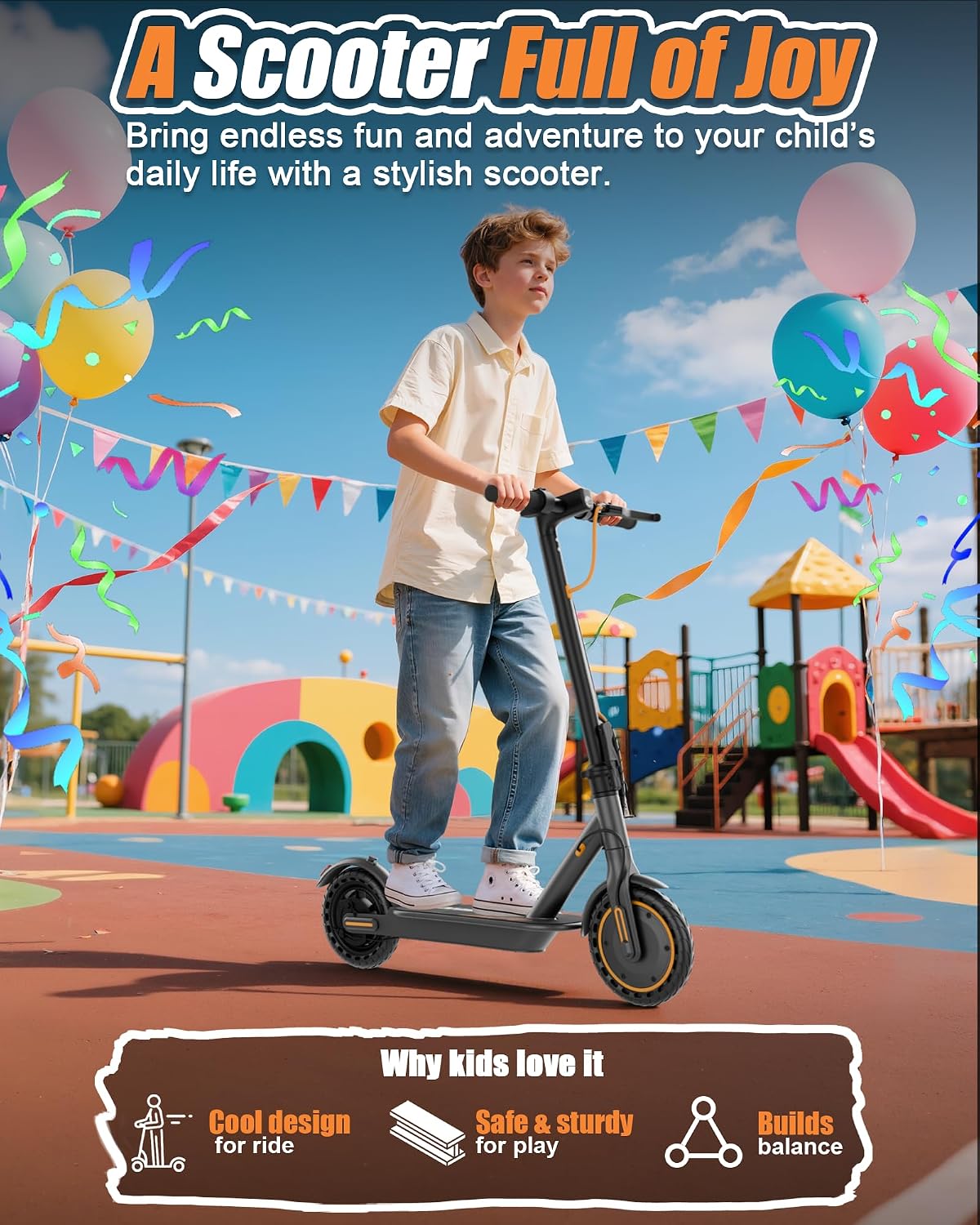 MAXSHOT Electric Scooter Adults & Big Kids, Top Speed 9/16/19MPH, 10/12/16/19Miles Range, 6.5'/8.5' Tires Folding Escooter, APP Control