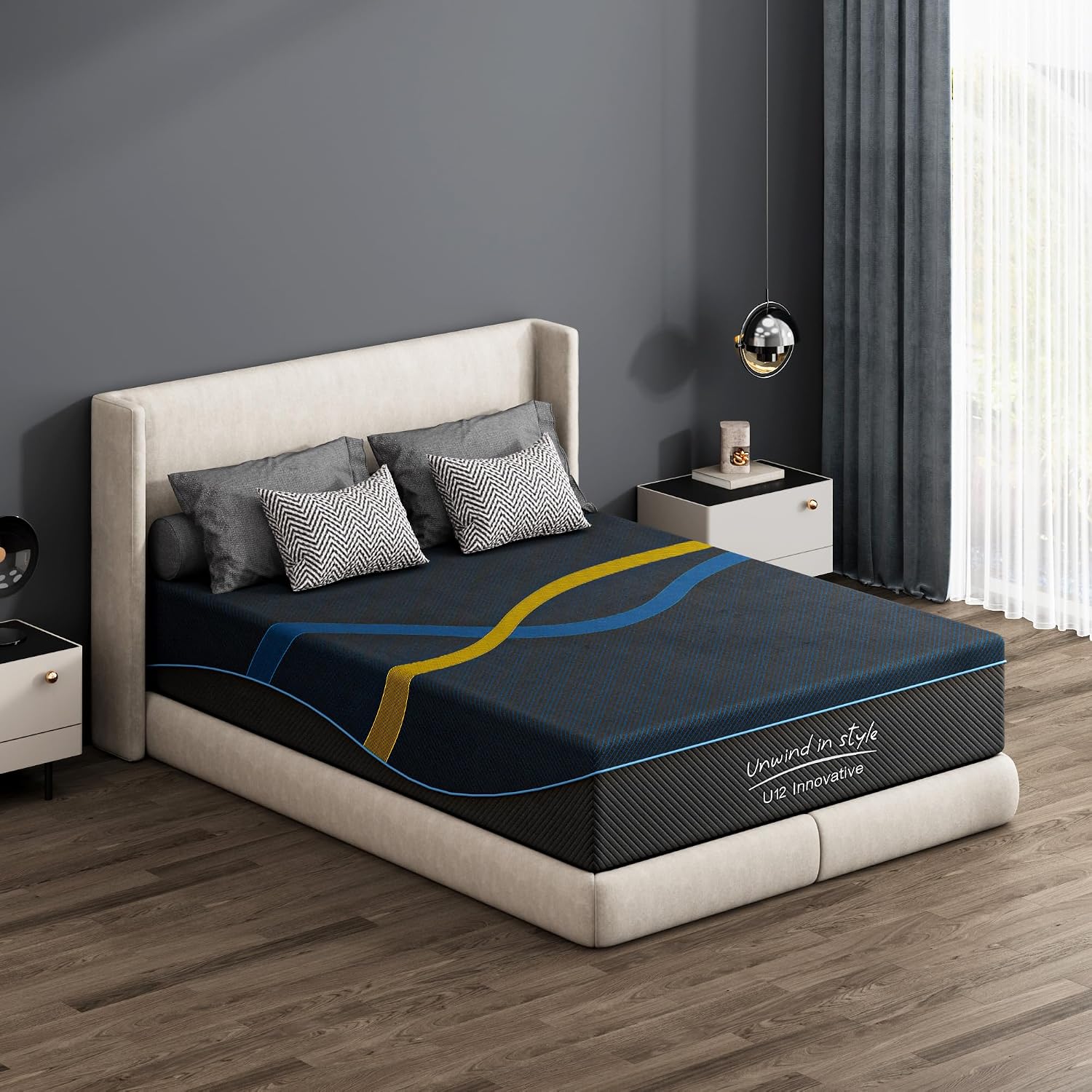 10 Inch Full Size Memory Foam Mattress, Medium Firm Support, Motion Isolation, CertiPUR-US Certified Foam, Mattress in a Box