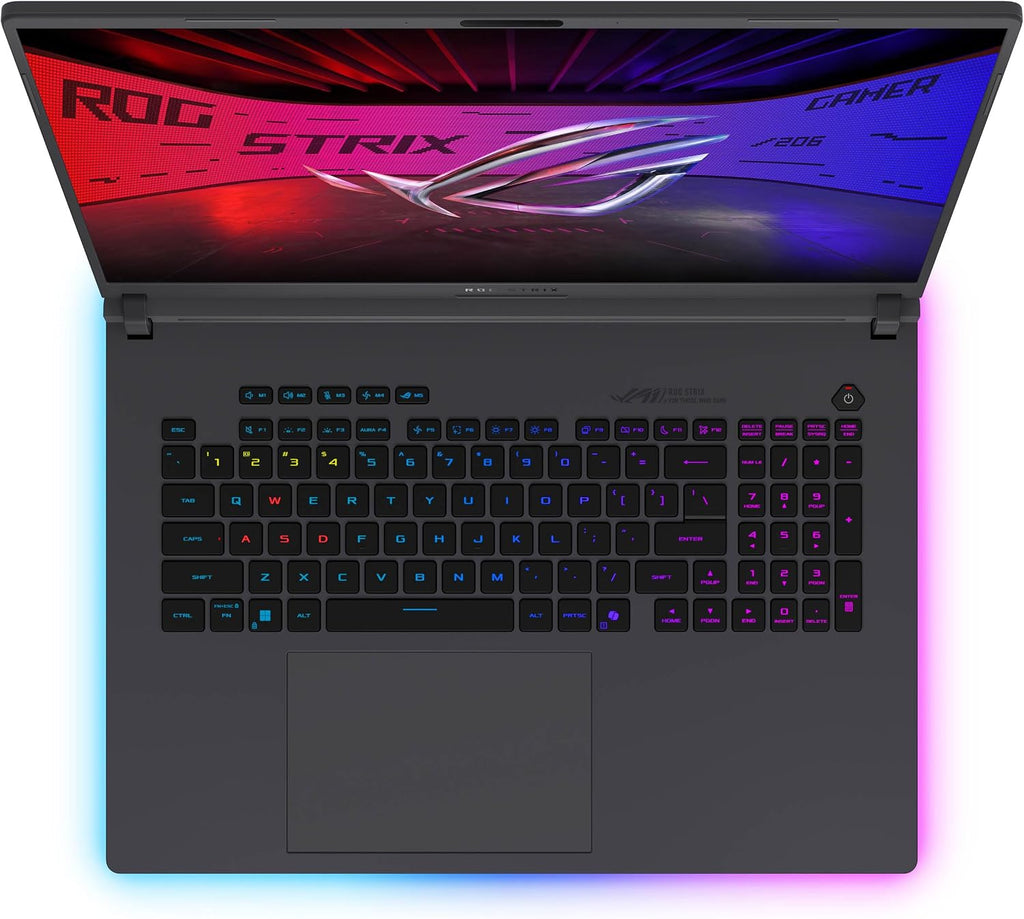 ASUS ROG Strix G18 Gaming Laptop 18' 240Hz WQXGA IPS Nebula Display (Intel Ultra 9-275HX, GeForce RTX 5070 8GB, 32GB DDR5, 2TB SSD, Per-Key RGB, Thunderbolt 4, Win 11 Pro) w/DKZ USB Port Expander