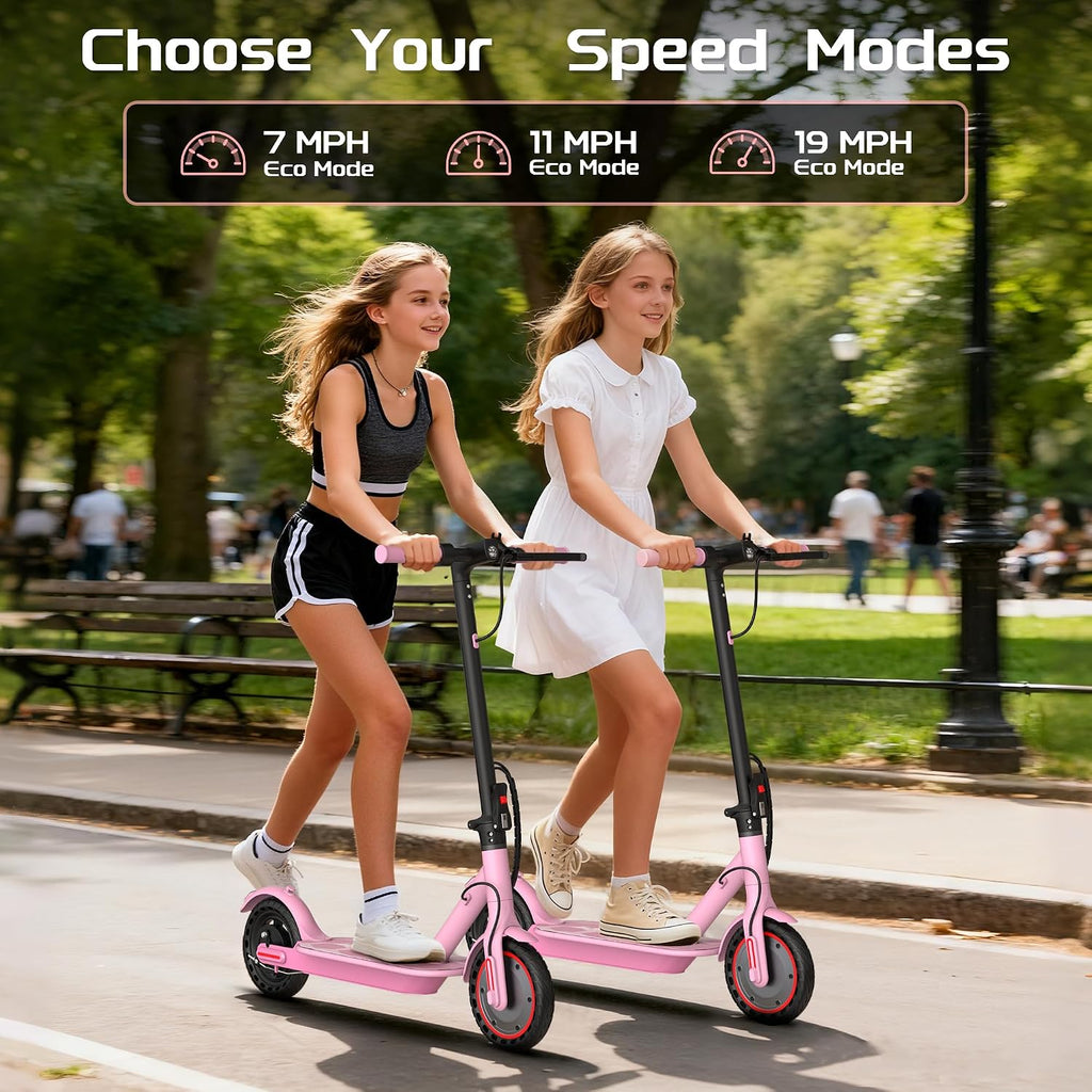 MAXSHOT Electric Scooter Adults & Big Kids, Top Speed 9/16/19MPH, 10/12/16/19Miles Range, 6.5'/8.5' Tires Folding Escooter, APP Control