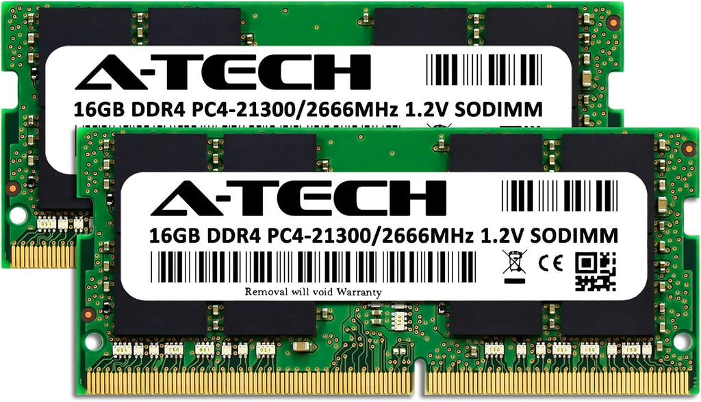 A-Tech 32GB Kit (2x16GB) RAM for Acer Predator Helios 300 PH315-51 Gaming Laptop | DDR4 2666MHz SODIMM PC4-21300 (PC4-2666V) Memory Upgrade Modules