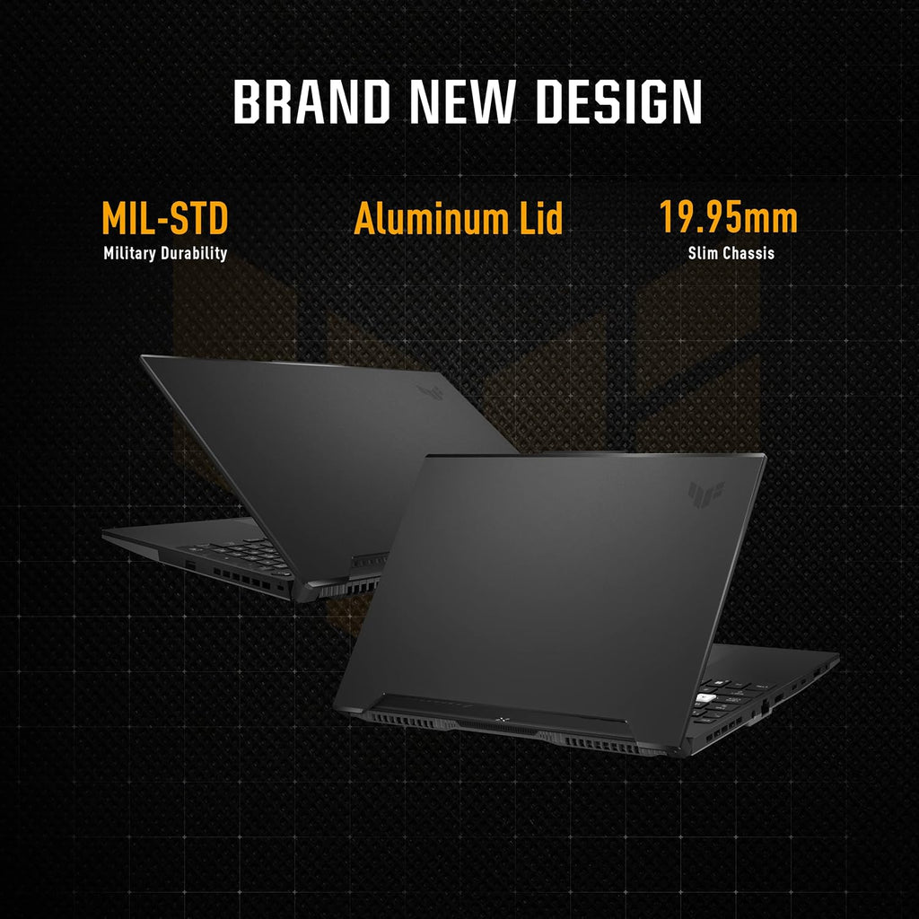 ASUS TUF Dash 15 (2022) Gaming Laptop, 15.6144Hz FHD Display, Intel Core i7-12650H, GeForce RTX 3060, 16GB DDR5, 512GB SSD, Thunderbolt 4, Win 11H, Off Black, FX517ZM-AS73 (Renewed)