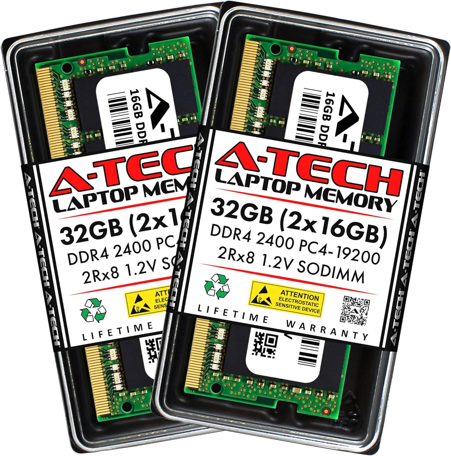 A-Tech 32GB Kit (2x16GB) RAM for Acer Nitro 5 Gaming Laptop | DDR4 2400MHz SODIMM PC4-19200 (PC4-2400T) Memory Upgrade Modules