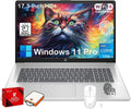 HP 17 Laptop Computer for Business, 8GB RAM, 512GB SSD, Intel 10-Core i5-1334U, 17.3' HD+ Anti-Glare Display, Win11 Pro, Backlit Keyboard, Fingerprint, Numeric Keypad, 720p HD Camera, w/Accessories