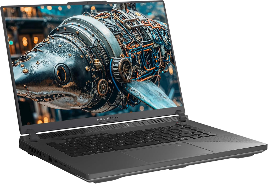 ASUS ROG Strix G16 Gaming Laptop, AMD Ryzen 9-9955HX, 32 GB DDR5 RAM, 2 TB PCIe SSD, 16' WUXGA (1920x1200) 165Hz Display, Nvidia G-Force RTX 5060, 4-Zone RGB Keyboard, W11 Pro, Eclipse Gray