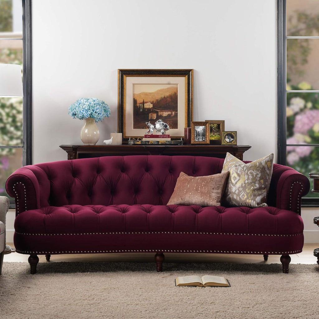 Jennifer Taylor Home La Rosa Victorian Chesterfield Tufted Sofa
