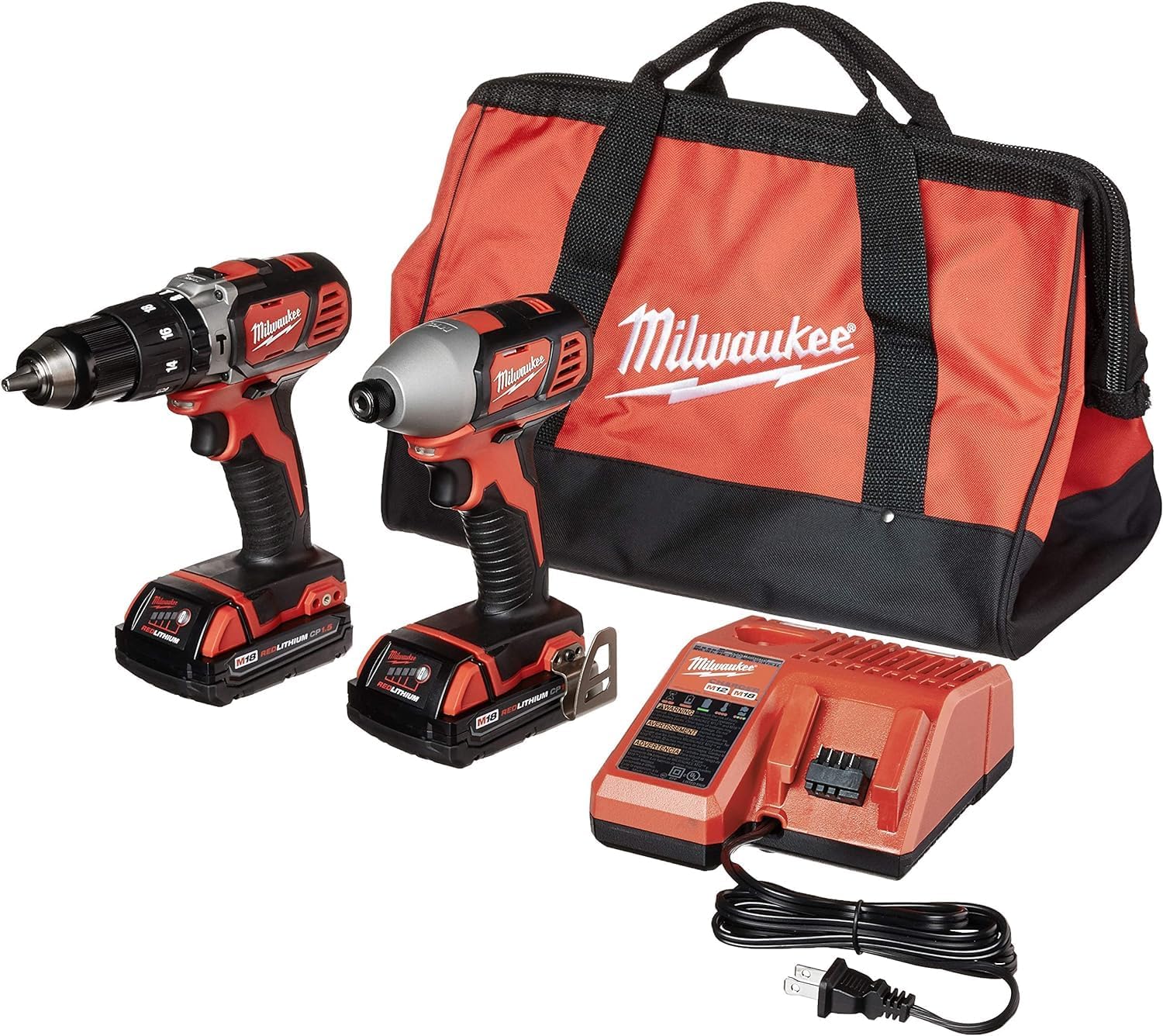 2697-22CT Fits for Milwaukee M18 18-Volt Lithium-Ion Cordless Hammer Drill/Impact Driver Combo Kit