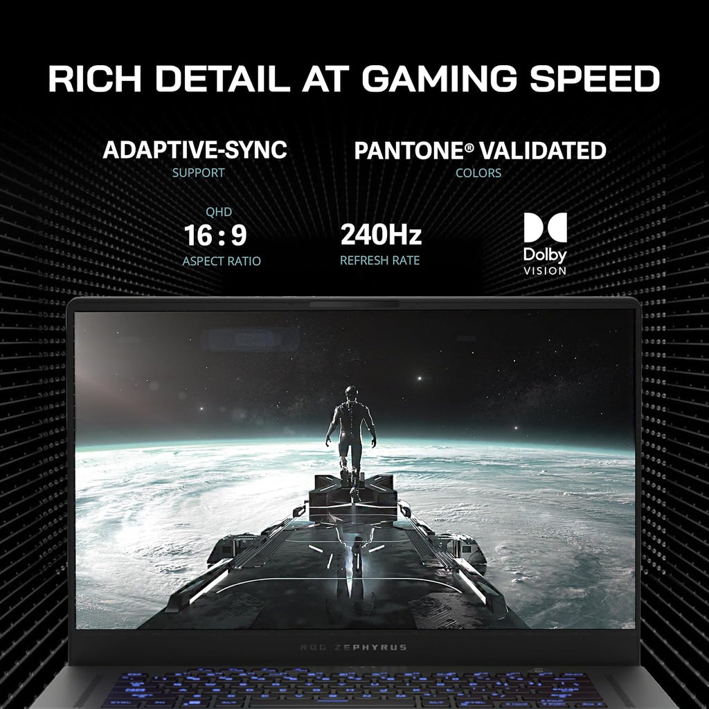 ASUS ROG Zephyrus G15 15.6' QHD 240Hz Gaming Laptop, AMD Ryzen 9 6900HS, GeForce RTX 3080 8GB GDDR6, 40GB DDR5, 2TB PCIe SSD, Backlit Keyboard, Wi-Fi 6E, Win 11 Pro, Gray, 128GB Docking Station Set