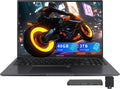 ASUS Vivobook 16' WUXGA Laptop, Intel Core i7-1355U, 40GB RAM, 3TB Storage(2TB SSD+1TB Docking Station Set), Iris Xe Graphics, Backlit Keyboard, Number Pad, Fingerprint, Webcam, Win 11, Black