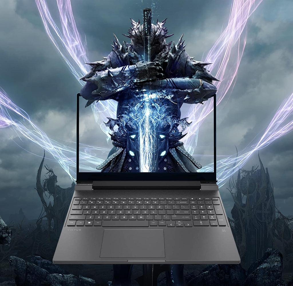 2022 HP Victus 15.6'' 144Hz Gaming Laptop, Intel 12th Core i5-12450H, 16GB RAM, 512GB PCIe SSD, NVIDIA GeForce RTX 1650 Graphics 4GB,Backlit Keyboard, Windows 11Pro, Mica Silver, 32GB USB Card, Black