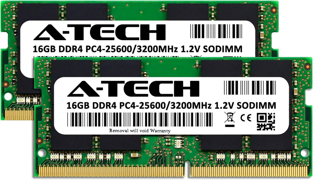A-Tech 32GB Kit (2x16GB) RAM for Acer Nitro 5 Gaming Laptop | DDR4 3200MHz SODIMM PC4-25600 (PC4-3200AA) Memory Upgrade Modules