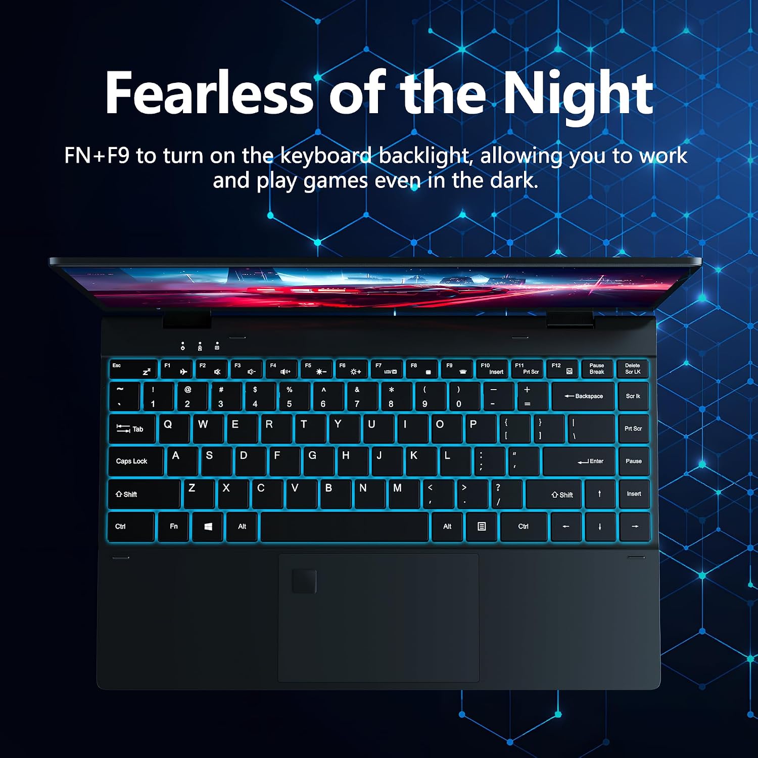 FUNYET Touchscreen Laptop Computer, 14 Inch 2 in 1 Gaming Laptop, N100 Processor, 16GB RAM 1TB SSD, 1920 x 1080, Fingerprint Unlock, Backlit Keyboard, Wi-Fi 6, BT5.2, Windows 11 Pro