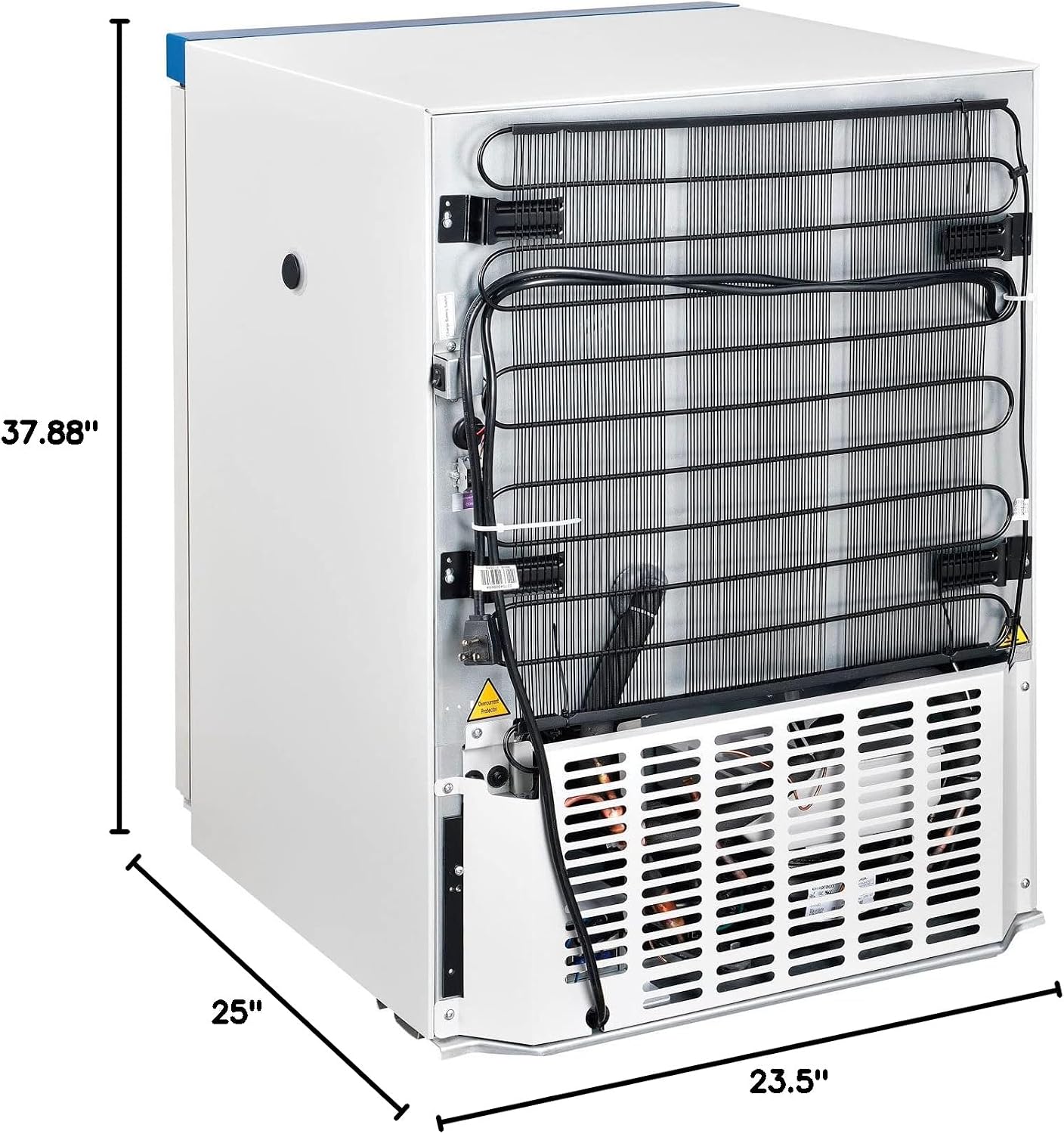 Global Industrial Undercounter Laboratory Refrigerator, Glass Door with Key Lock, 4.2 Cu.Ft. Capacity, 2°C to 8°C Temperature Range, 115V, Medical and Lab Use