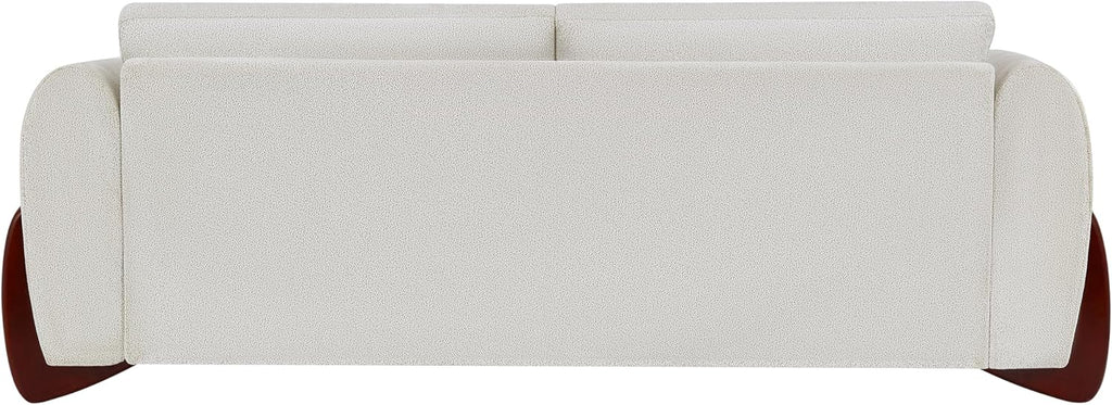 Christopher Knight Home Taki 89 Inches Sofa Couch, Cozy Chenille Upholstered 3-Seater Sofa, Wood Frame Couches, Comfy Home Sofa Living Room and Office, Lounge Seating with Armrests, Beige