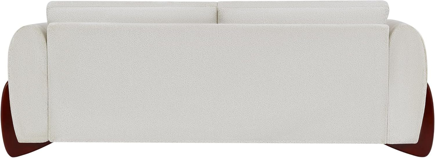 Christopher Knight Home Taki 89 Inches Sofa Couch, Cozy Chenille Upholstered 3-Seater Sofa, Wood Frame Couches, Comfy Home Sofa Living Room and Office, Lounge Seating with Armrests, Beige