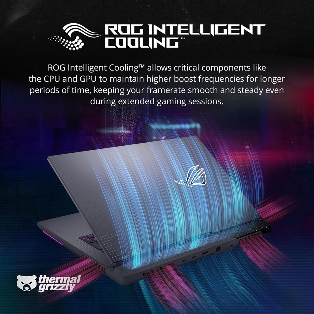 ASUS ROG Strix G17 17.3' QHD 240Hz Gaming Laptop, AMD Ryzen 9 7845HX, GeForce RTX 4060, 32GB DDR5 RAM, 2TB PCIe SSD, 4-Zone RGB Backlit Keyboard, WiFi 6E, Win 11 Pro, Gray, 32GB USB Card (Renewed)