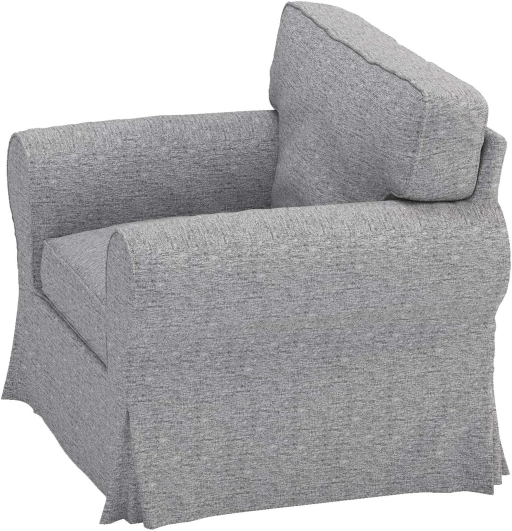 Ektorp Sofa Dense Cotton Cover Replacement Slipcover Compatible with IKEA Ektorp Sofa (Polyester Flax Chair)
