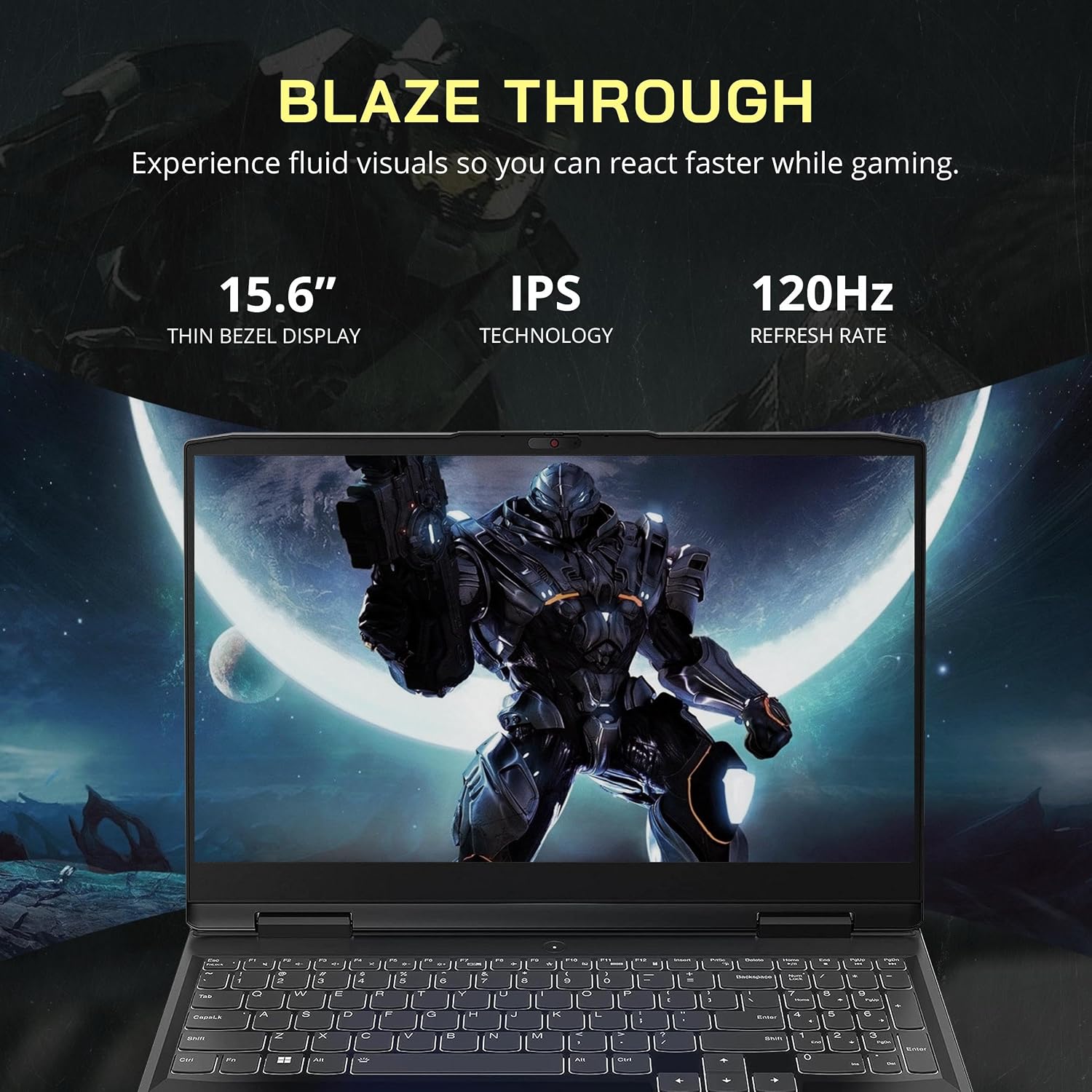 LENOVO IdeaPad Gaming 3 Gaming Laptop, 15.6' FHD 120Hz Display, AMD Ryzen 5 6600H, 64GB RAM, 2TB PCIe SSD, NVIDIA GeForce RTX 3050, Backlit Keyboard, Onyx Gray, Win 11, 32GB USB Card