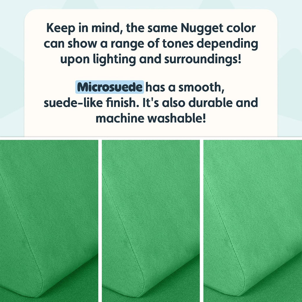 Nugget - The Original Play Couch for Kids - Modular Foam Children's Sofa for Playroom, Imagination, & Creative Open Ended Play - Washable & Convertible Playroom Furniture, Fairway