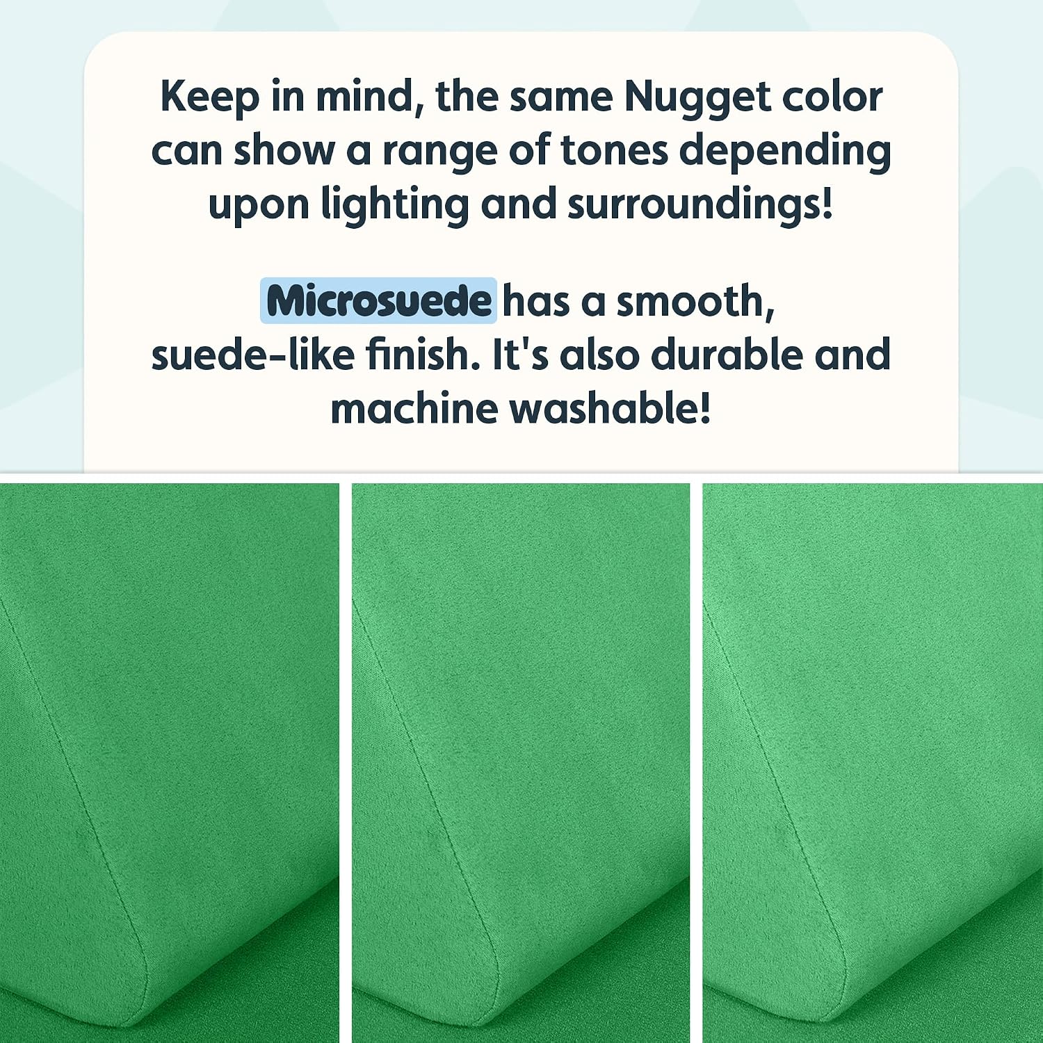 Nugget - The Original Play Couch for Kids - Modular Foam Children's Sofa for Playroom, Imagination, & Creative Open Ended Play - Washable & Convertible Playroom Furniture, Fairway