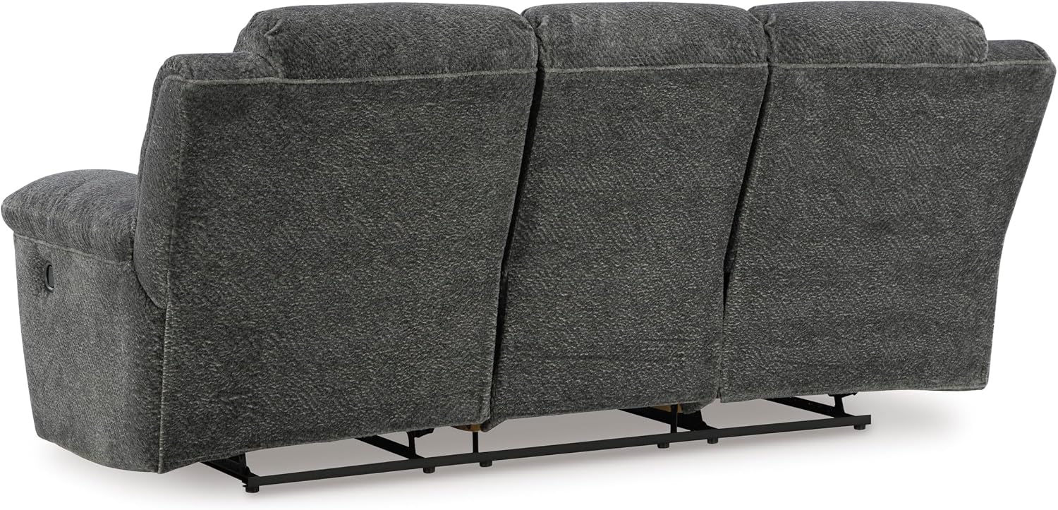 Signature Design by Ashley Frohn Contemporary Manual Reclining Sofa, Gray