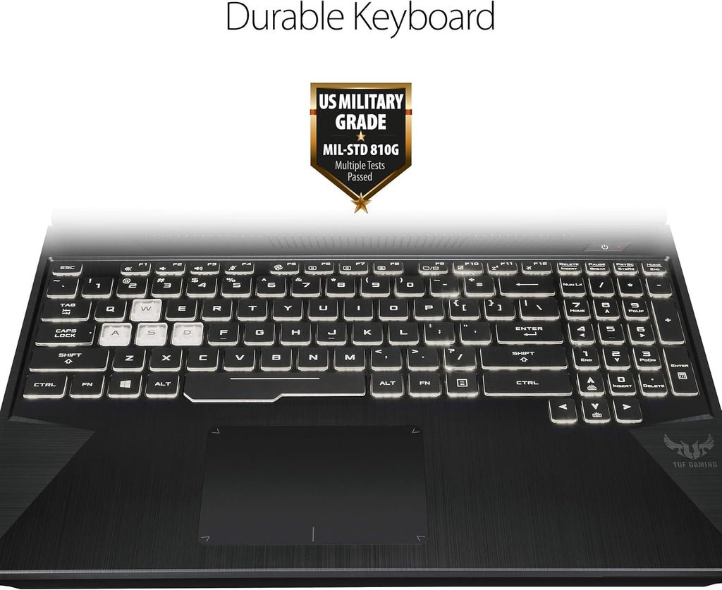 ASUS TUF Gaming Laptop, 15.6' 120Hz FHD IPS-Type, AMD Ryzen 5-3550H, GeForce RTX 2060, 16GB DDR4, 512GB PCIe SSD, Gigabit Wi-Fi 5, Windows 10 Home, FX505DV-EH54
