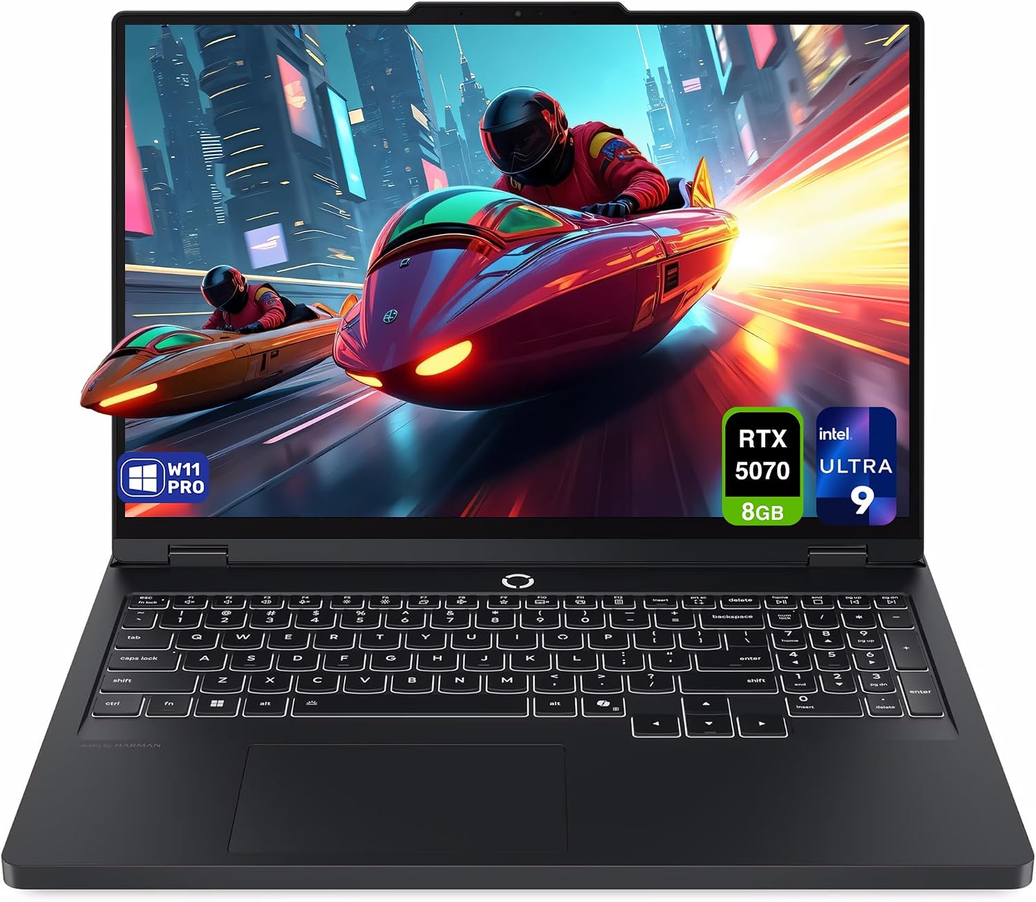 Lenovo Legion Pro 5i Gen 10 Gaming Laptop, Intel Ultra 9-275HX, 32 GB DDR5 RAM, 4 TB PCIe SSD, 16' WQXGA (2560x1600) Display, Nvidia G-Force RTX 5070, 24-Zone RGB Backlit, W11 Pro, Eclipse Black
