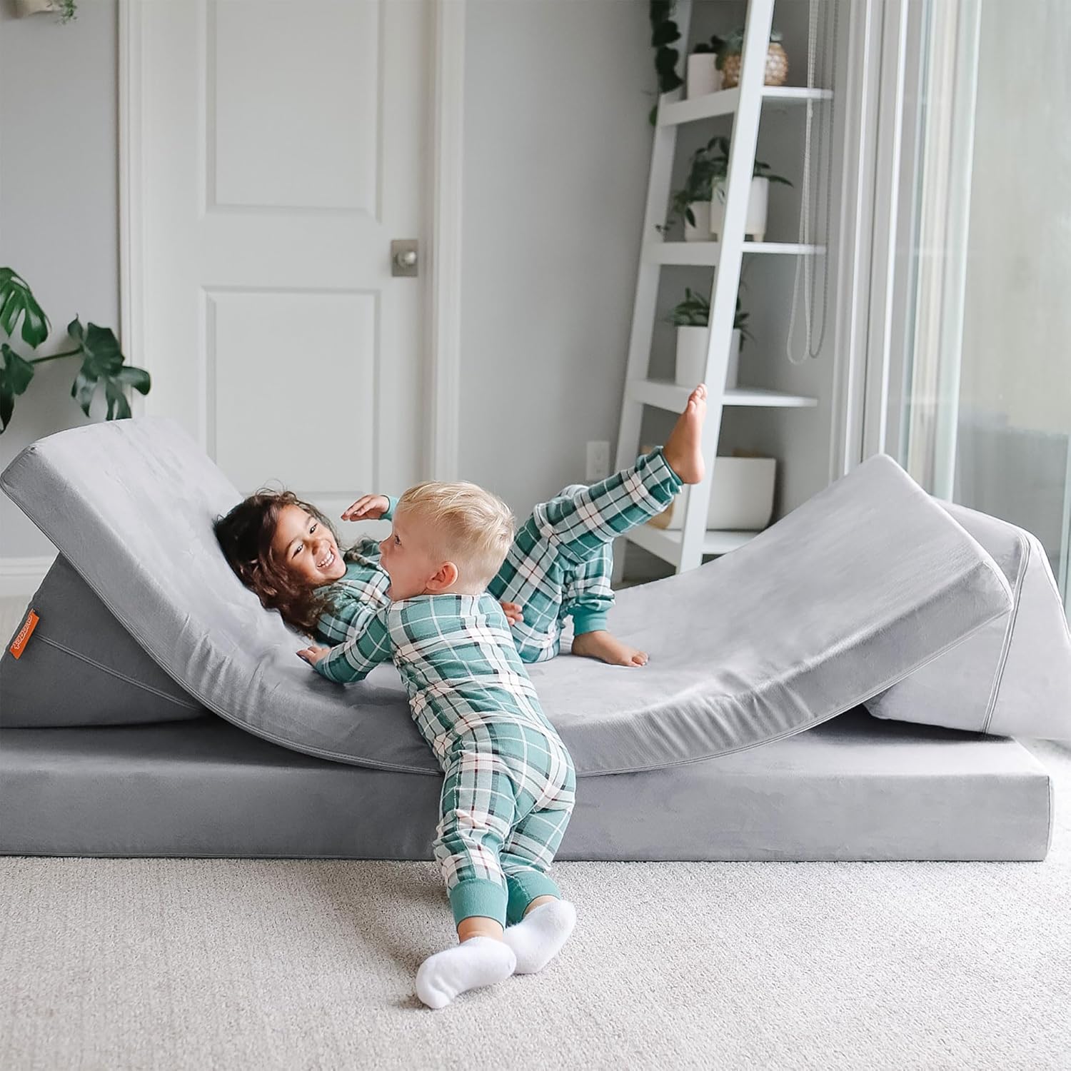 Nugget - The Original Play Couch for Kids - Modular Foam Children's Sofa for Playroom, Imagination, & Creative Open Ended Play - Washable & Convertible Playroom Furniture, Koala