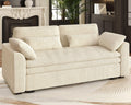 Belffin Large Modular Sectional Sofa with Deep Chaise Modular Sectional Loveseat Sofa with 9' Soft Dual-Layer 2 Seater Sofa Couch Corduroy Beige