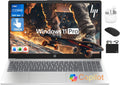 HP 2025 Flagship 15.6' FHD Touchscreen Laptop, 10-Core Intel i7 Processor, 64GB RAM, 1.5TB Storage (1TB SSD + 500GB Ext), Iris Xe Graphic WiFi, HubxcelAccessory, Win 11 Pro w/Lifetime Microsoft Office