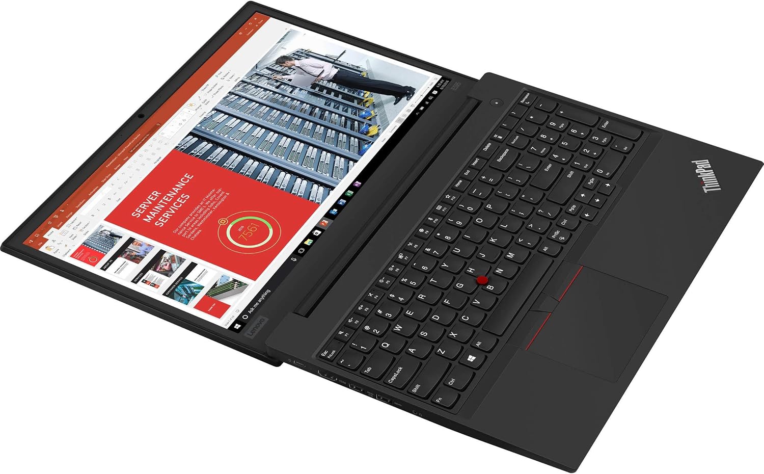 Lenovo ThinkPad E595 15.6' Full HD Laptop, AMD Ryzen 5 3500U Quad-Core, Up to 3.70 GHz, 8GB Ram, 256GB SSD, Windows 10 Pro