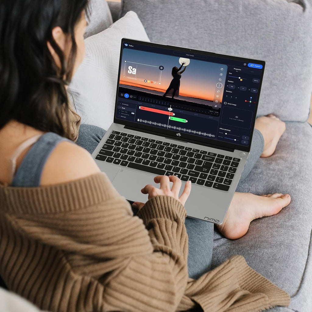 15.6-FHD-Laptop Student-Laptop, 16GB RAM 256GB SSD, Intel Pentium Quad-Core N100 Processor (Up to 3.4GHz) Backlit Keyboard Fingerprint WiFi 6 BT5.2 Business-Laptop, 2 Years Warranty Windows 11 Laptop
