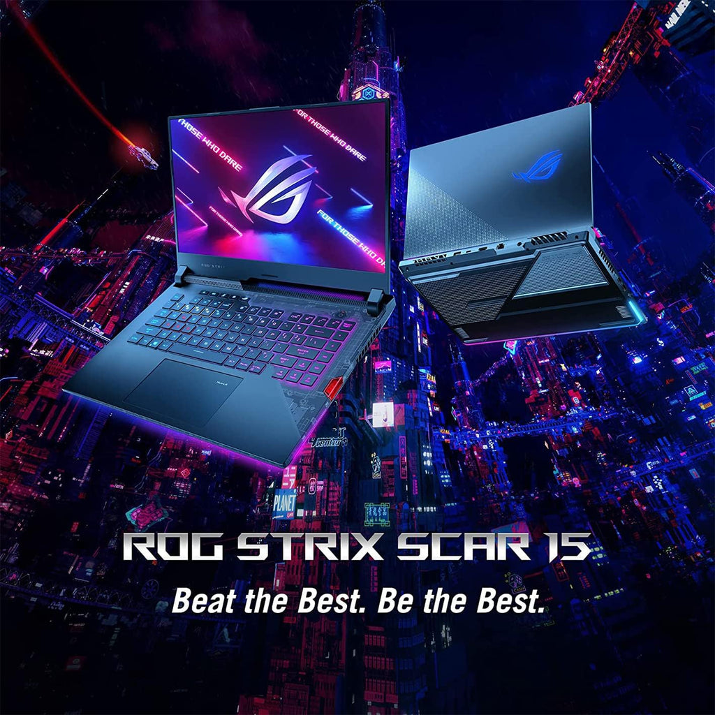ASUS 2023 ROG Strix Scar 15 15.6' 300Hz IPS Type FHD Gaming Laptop, AMD Ryzen 9 5900HX, 16GB RAM, 1TB PCIe SSD, Backlit Keyboard, GeForce RTX 3080, WiFi 6, Win 11 Pro, Black, 32GB USB Card (Renewed)