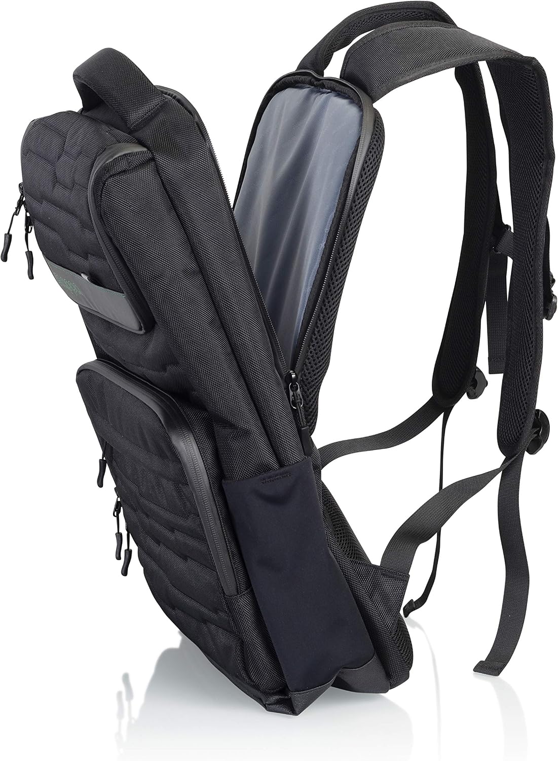 Slappa Gamma Series Gaming Laptop Backpack with Water resistant Zippers; Fits up to 15' Laptops (SL-GAMMA-LAPTOP-BP)