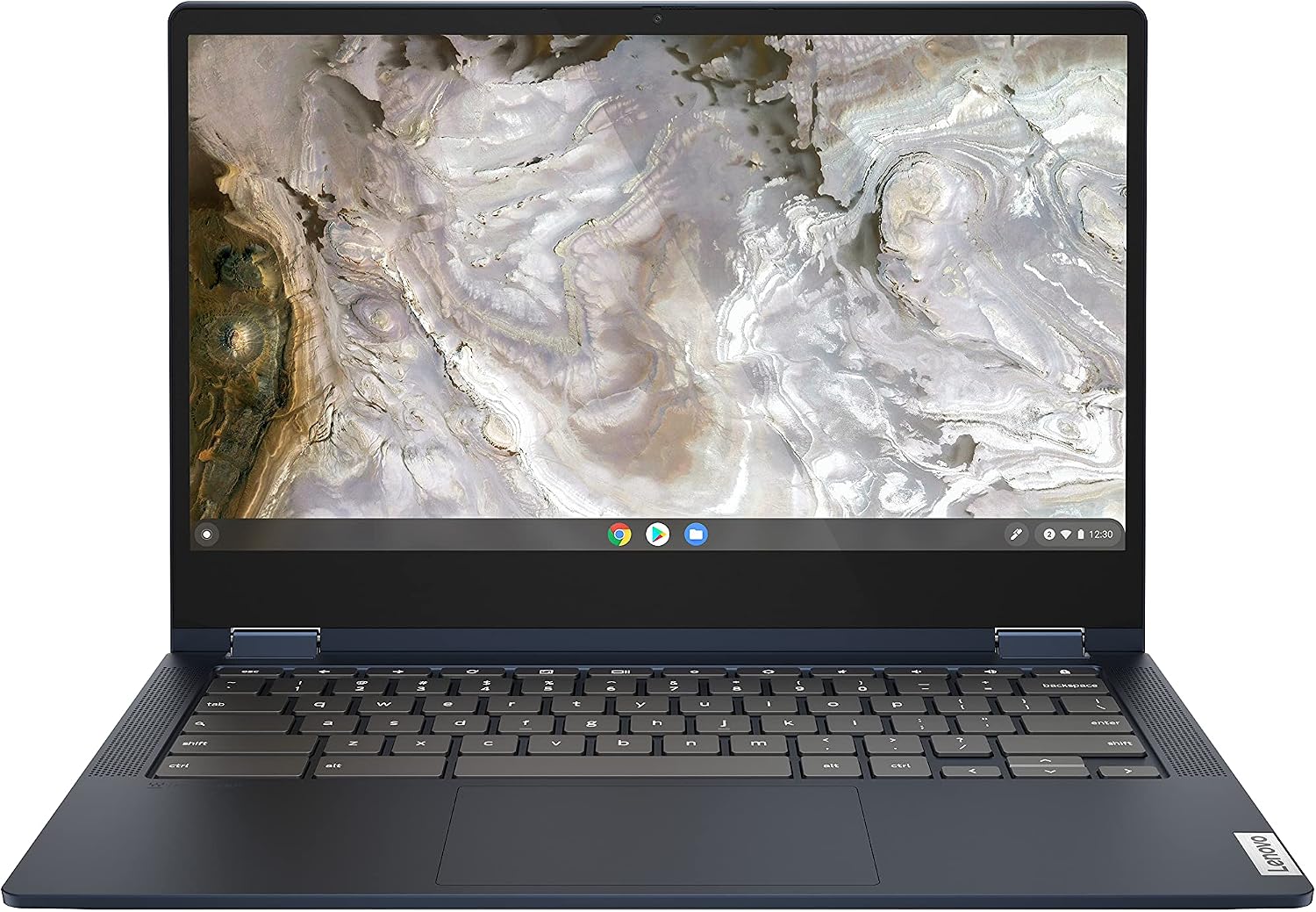 Lenovo Flex 5i 13 Chromebook 2-in-1 Laptop, Intel Core i3-1115G4, 8GB RAM, 64GB Storage, Intel UHD Graphics, 13.3' FHD Touchscreen Display, Chrome OS, Abyss Blue