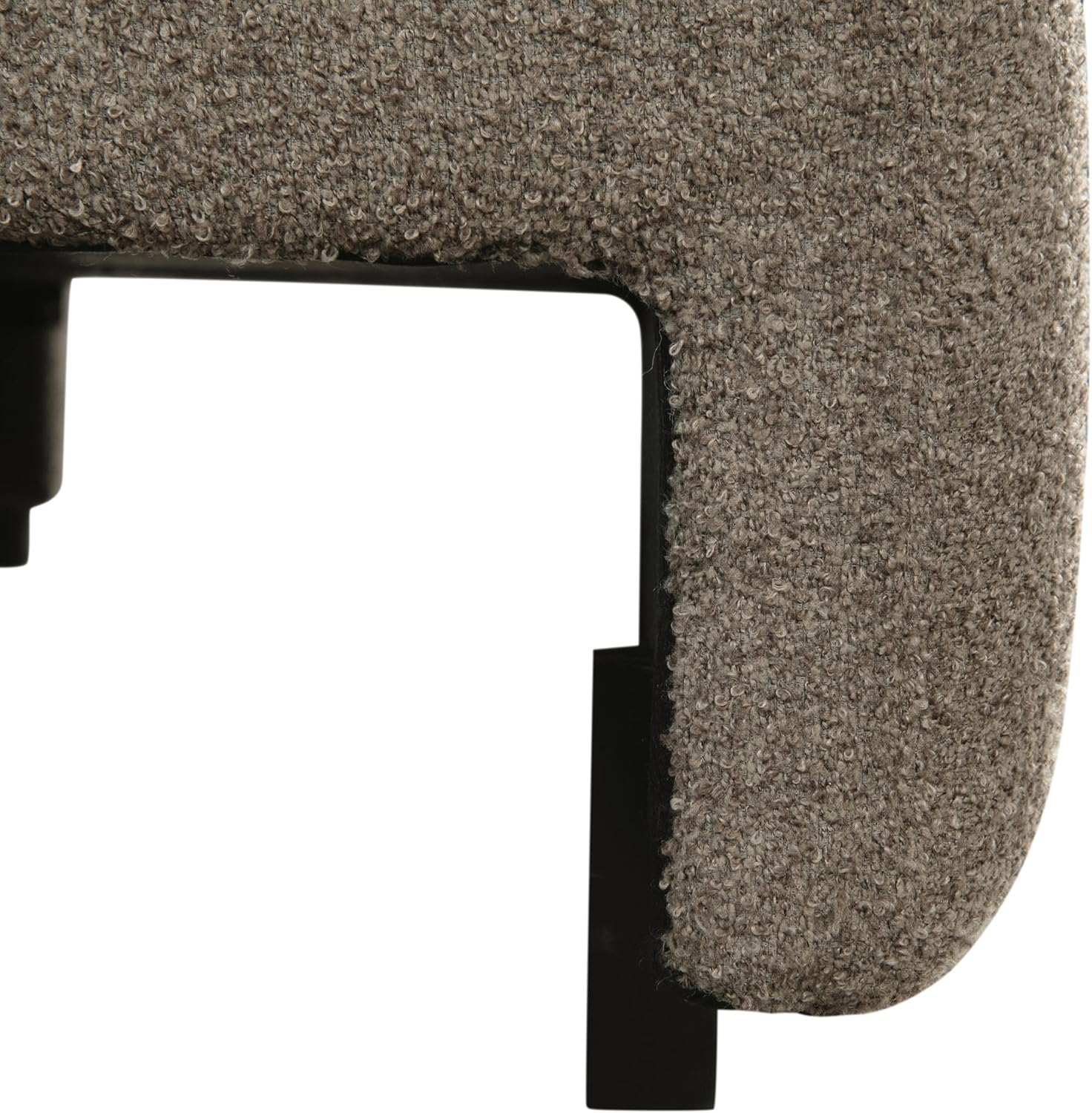 Serta Vail 86' Convertible Sleeper Sofa, Queen Size, Wall-Hugging Dreamglide Mechanism, Dreamcoil Comfort, Boucle Fabric, Brown
