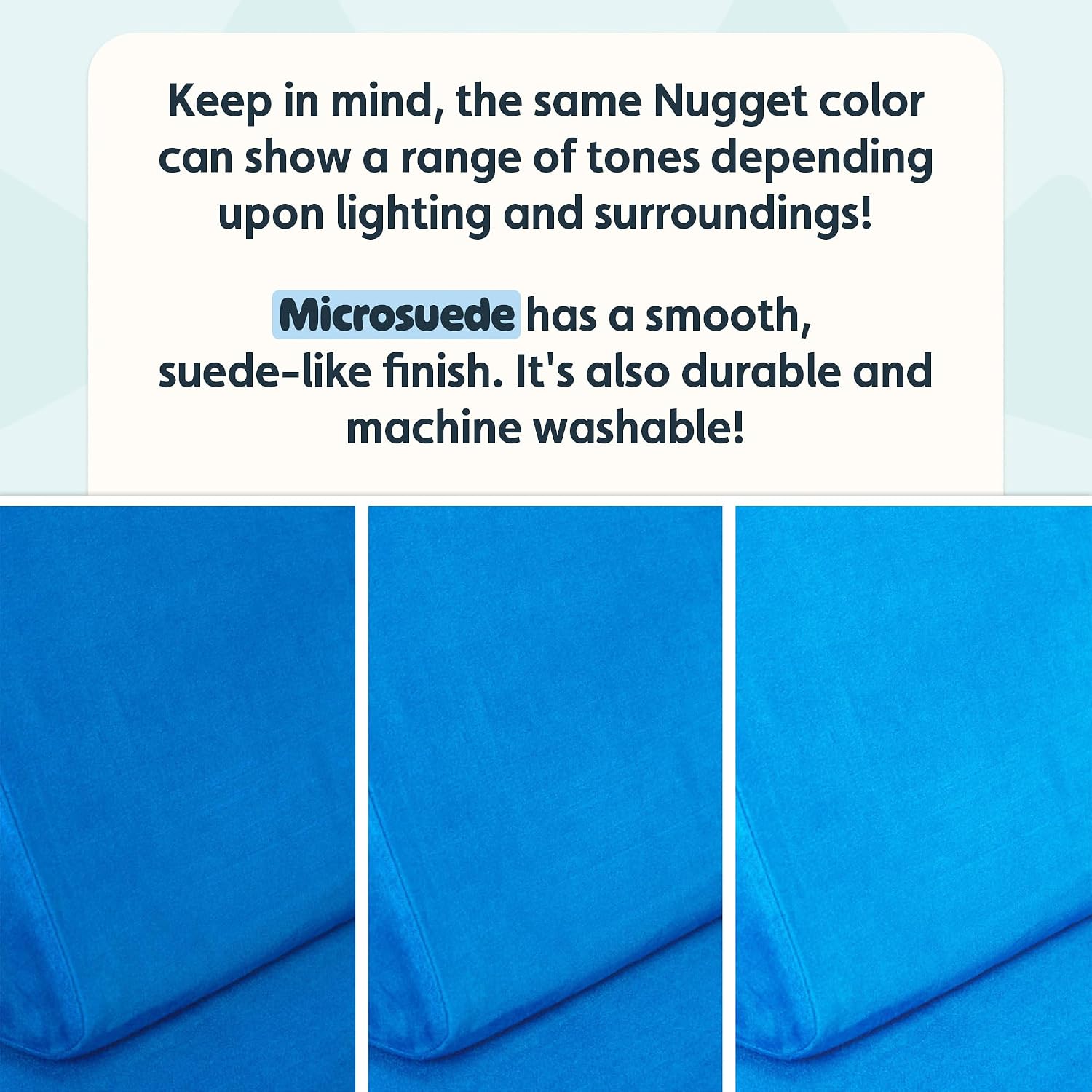Nugget - The Original Play Couch for Kids - Modular Foam Children's Sofa for Playroom, Imagination, & Creative Open Ended Play - Washable & Convertible Playroom Furniture, Neptune