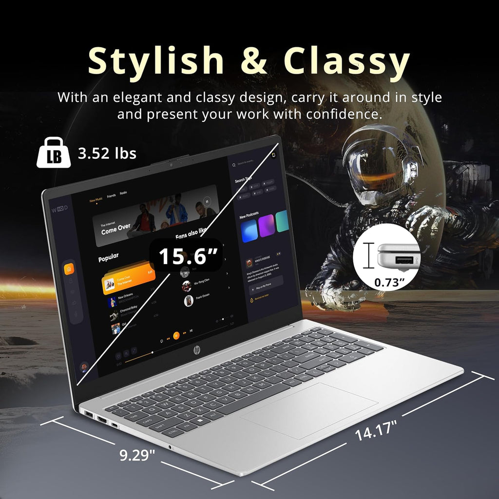 HP Pavilion 15.6' FHD IPS Laptop, Intel i5-1235U, 32GB RAM, 1.16TB Storage(1TB SSD + 160GB Docking Station Set), Intel Iris Xe Graphics, Num Pad, Webcam, Wi-Fi 6, Windows 11, Silver