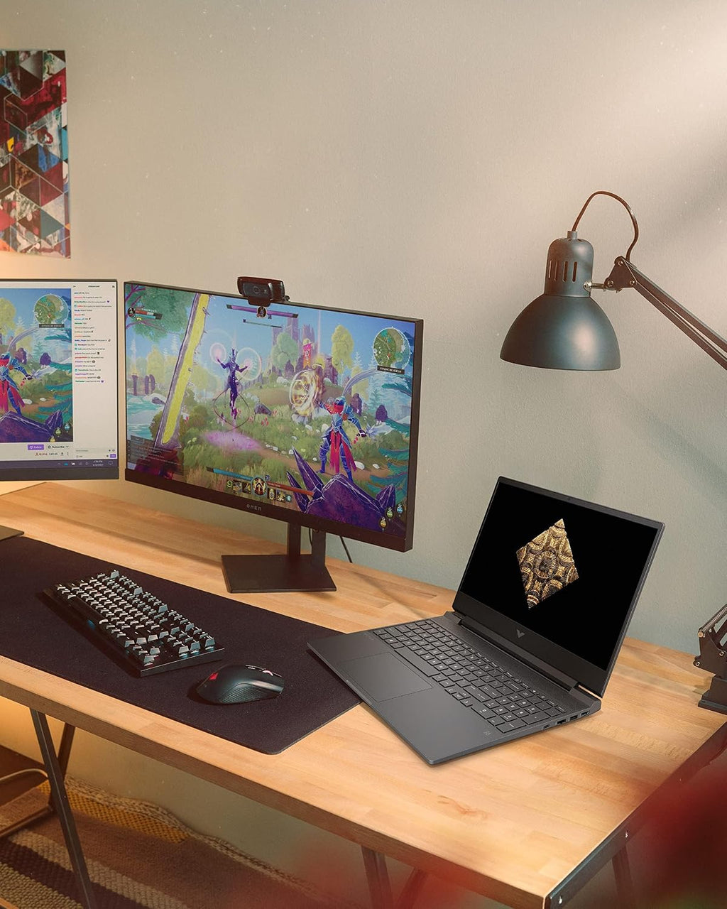 HP Victus 15.6' Gaming Laptop PC, NVIDIA GeForce RTX 3050 Ti, AMD Ryzen 7 5800H, Refined 1080p IPS Display, Compact Design, All-in-One Keyboard with Enlarged Touchpad, HD Webcam (15-fb0028nr, 2022)