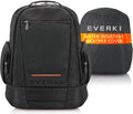 EVERKI ContemPRO 117 42L Laptop Backpack – Business Travel Backpack Carry On Flight Approved for Gaming Laptop & Travel Essentials with Water-Resistant Rain Cover, Fits Laptops up to 18.4' – Black