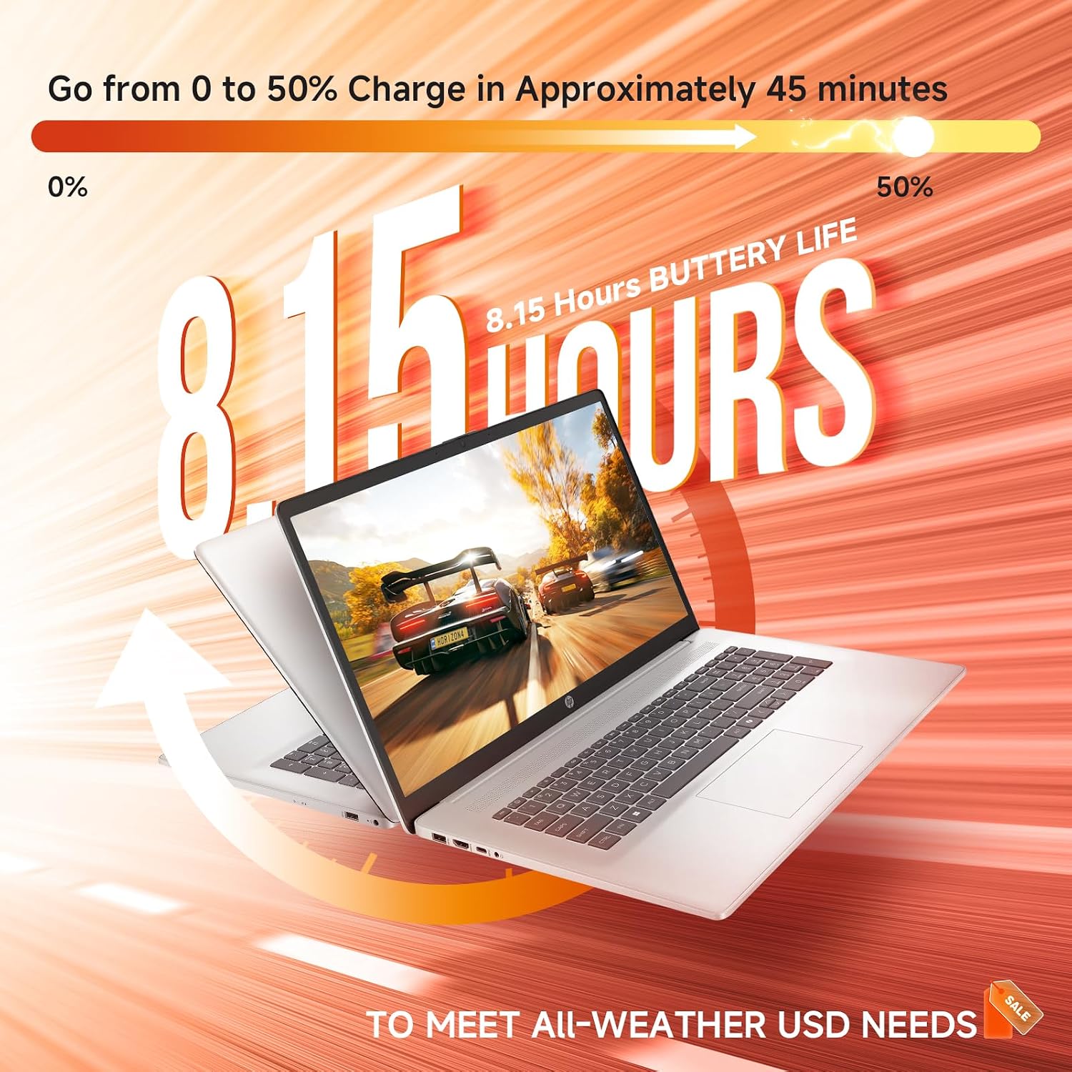 HP 2025 Touchscreen Laptop, 17.3' HD+ 250nit, AMD Ryzen 5 7430U(Up to 4.3 GHz), Radeon Graphics, 32 GB RAM, 1 TB SSD, Copilot-Ai Chat, Wi-Fi6, Long Battery Life, AI Noise, Windows11 Pro, w/Accessories
