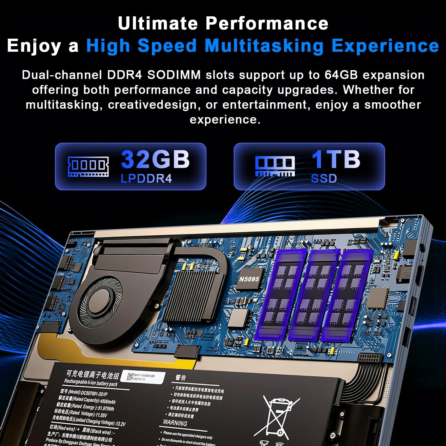 XNQ Gaming Laptop, Laptop Computer 2026, 15.6 Inch Lap Top, 32GB DDR4, 1TB SSD, MX450 TU117 GPU, N-series 4C/4T Processor, Win 11 pro, Colorful Backlit, 1080 FHD, HDMI, Wifi5, Metal Shell, Fingerprint