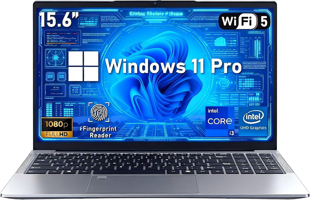 NIAKUN Gaming Laptop, Window 11 Pro Laptop Computer 2026,15.6 Inch Lap Top, 10th Gen i3 Processor (Beat N150, N100), 16GB RAM, 512GB SSD, FHD Display, WIFI5, BT5.0, Backlit Keyboard