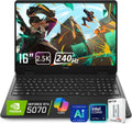 HP OMEN 16 Gaming Laptop, 16 240Hz 2.5K Display, Intel Core Ultra 9 285H(>i9-14900, 5.4GHz), GeForce RTX 5070, Copilot, AI & VR Ready, Backlit Keyboard, Windows 11 Pro, Black(64GB DDR5 RAM | 1TB SSD)