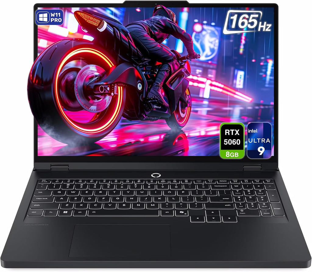 Lenovo Legion Pro 5i Gen 10 Gaming Laptop, Intel Ultra 9-275HX, 64 GB DDR5 RAM, 2 TB PCIe SSD, 16' WQXGA (2560x1600) Display, Nvidia G-Force RTX 5060, 24-Zone RGB Keyboard, W11 Pro, Eclipse Black