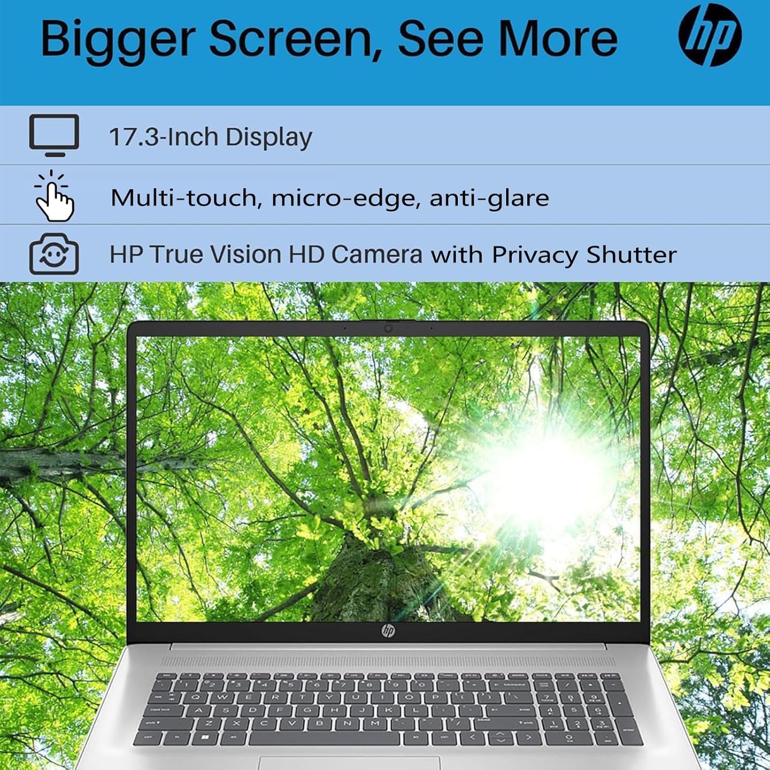 HP-17inch Laptop-Touchscreen Stylus Pen - Laptop Student - Intel Processor N200 Beat i3-1005G1 - Microsoft 365 -Numeric Keyboard - Long Battery Life - USB Type C - 2024 (32GB RAM |128GB SSD)
